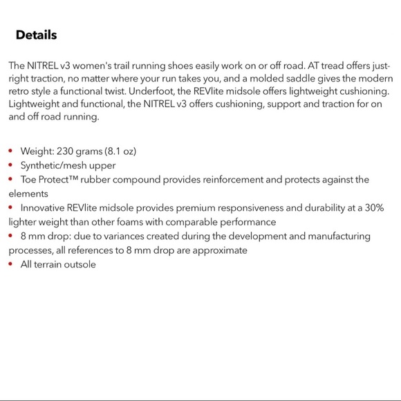 ⛔️SOLD⛔️NIB New Balance WIDE WIDTH Nitrel v3 Trail Running Shoes WTNTRCC3 Indigo - Picture 10 of 14